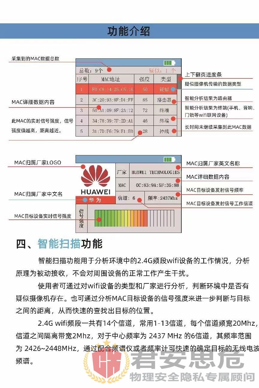 無線電信號電波檢測分析儀